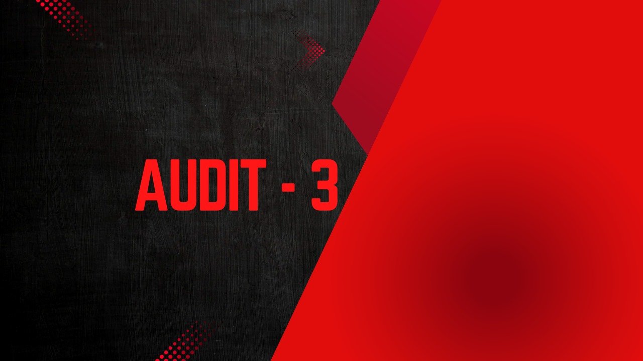 AUDIT-3
